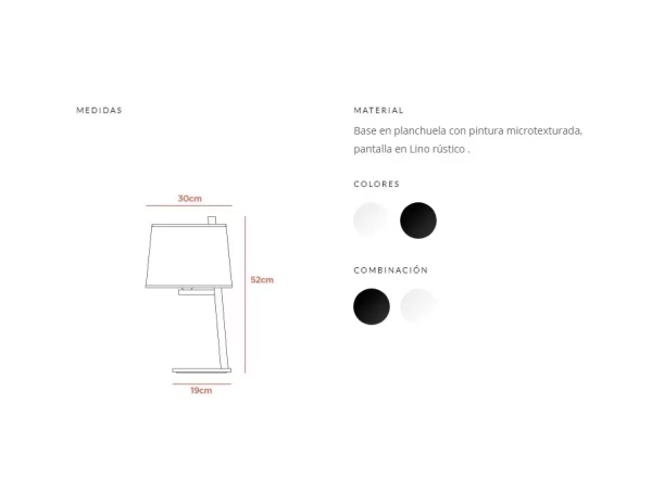 Lámpara de mesa Mullen - Imagen 2