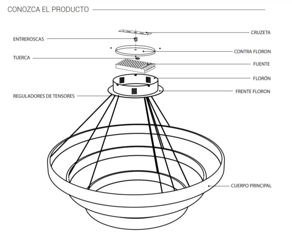 Colgante Saturno XL simple - Imagen 21