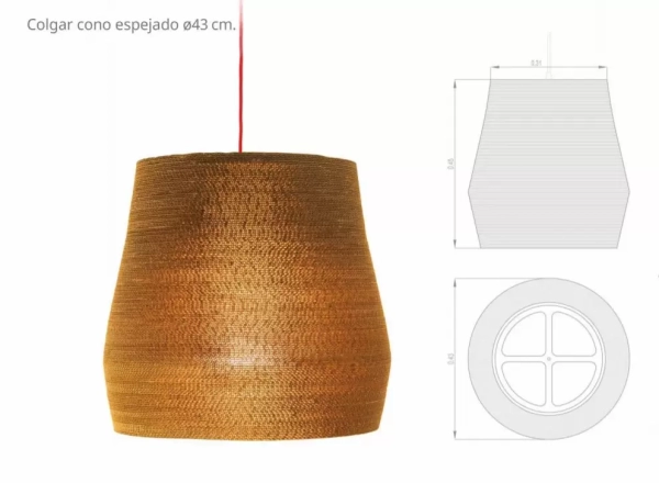 Colgante Cono espejado - Imagen 3