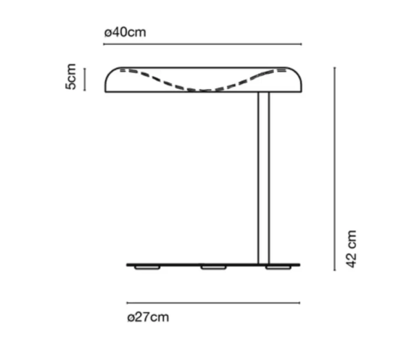 Lampara de mesa Gota - Imagen 2