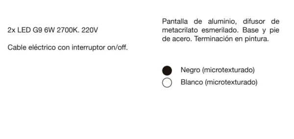 Lampara de mesa Gota - Imagen 3