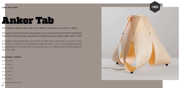 Lámpara de mesa Anker Tabelle - Imagen 3