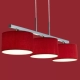 Lampara colgante triple calpe
