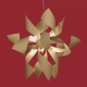 La araña Mandala es un colgante de 8 luces apto LED disponible en color blanco o beige. También disponible también en versión #Plafón