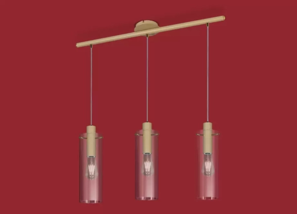 Colgante Pinto Triple Lineal - Imagen 2