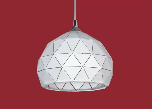 El colgante Bari es una lámpara de una luz apto LED, la cual viene en color blanco o negro. La misma está disponible en dos tamaños, small y large.