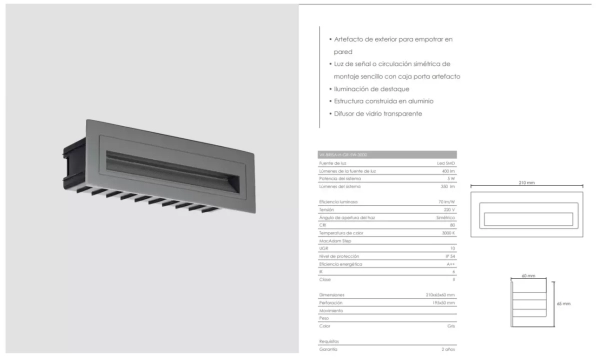 Embutido Brisa H - Imagen 2