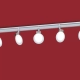 El plafón Misterio II Lineal es una lámpara de cinco o seis luces apto LED, disponible en color cromo. Adaptable a todo tipo de ambiente.