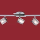 El plafón Delta IV Lineal es una lámpara de tres luces apto LED, disponible en color cromo. Se adapta fácil a cualquier tipo de ambiente