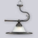 El colgante Milán Simple es una lámpara de una luz, estilo vintage, disponible en color cobre patinado. Adaptable a todo tipo de ambiente.