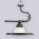 El colgante Milán Simple es una lámpara de una luz, estilo vintage, disponible en color cobre patinado. Adaptable a todo tipo de ambiente.