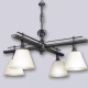 El colgante Turín es una lámpara de cuatro luces, estilo vintage, disponible en color cobre patinado. Adaptable a todo tipo de ambiente.