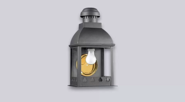 El aplique Farol Colonial es un aplique de una luz, estilo colonial, disponible en color gris y bronce. Apto para exterior e interior.