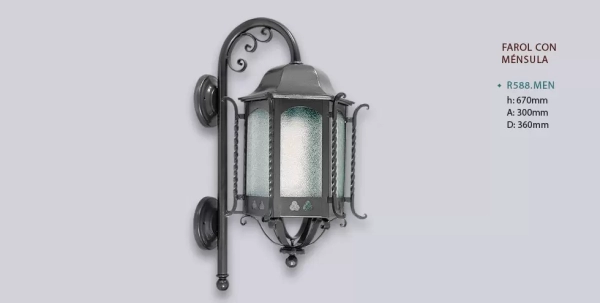 Aplique Farol Española con Ménsula - Imagen 2