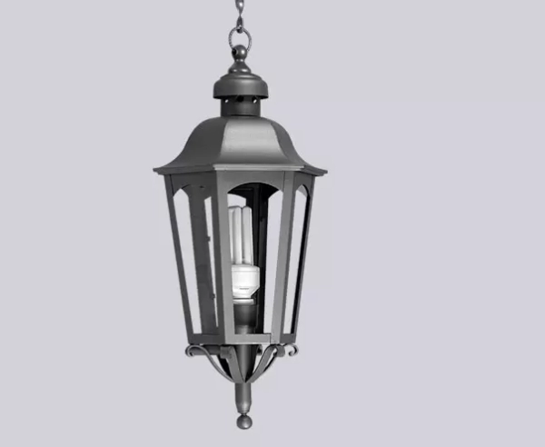 El aplique Farol Inglesa es un aplique de una luz, estilo colonial, disponible en color acero y dos tamaños. Apto para exterior e interior.