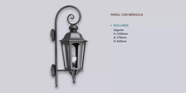 Aplique Farol Inglesa con Ménsula - Imagen 2