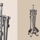 El Set para Hogares Clásico es un set de herramientas para el uso de leñeros y hogares fabricado en hierro, disponible en gris y dos tamaños.