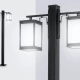 La Farola Urbano es una lámpara de exterior de dos luces, estilo moderno, disponible en color negro. Apto para exterior e interior.