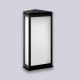 El aplique Farol Urbano es un aplique de una luz, estilo moderno, disponible en color negro y tres tamaños. Apto para exterior e interior.