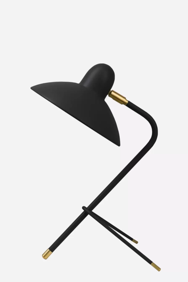 El lámpara Julia es una luminaria de estilo retro disponible en color gris, blanco, negro, amarillo, salmón o turquesa.