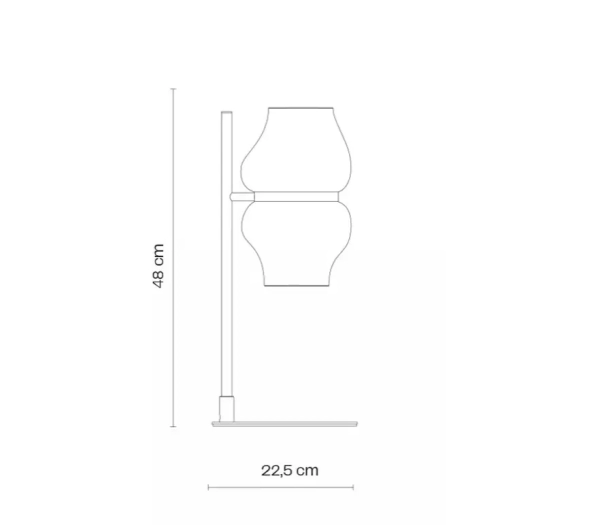 Lampara de mesa Nudo - Imagen 2