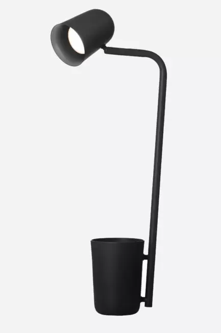 El lámpara Olivia es una luminaria de estilo moderno disponible en color gris, blanco, negro, verde, bordó y salmón.