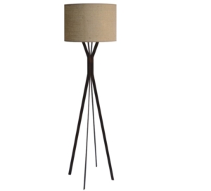La lámpara de pie Minimal es una lámpara fabricada en hierro con pantalla de lienzo, lino o arpillera, de estilo minimal.