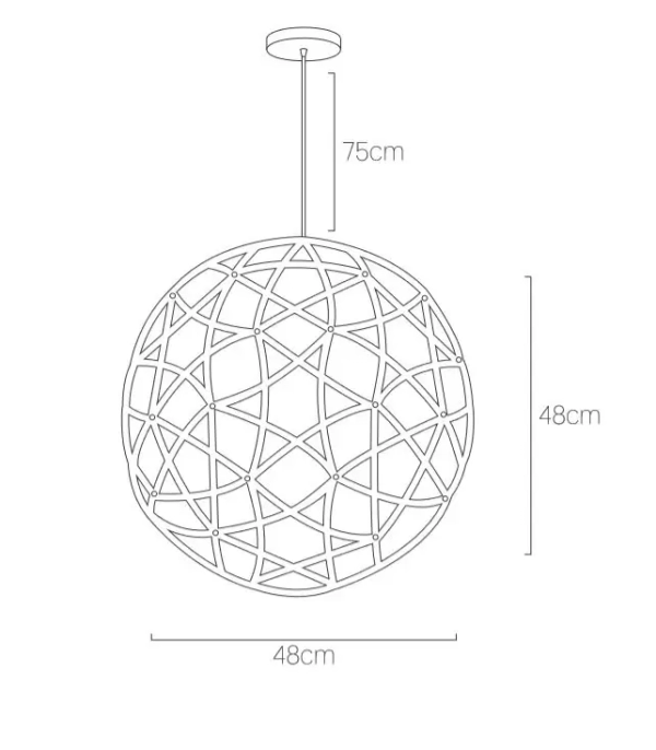 Colgante Trama Mandala - Imagen 3