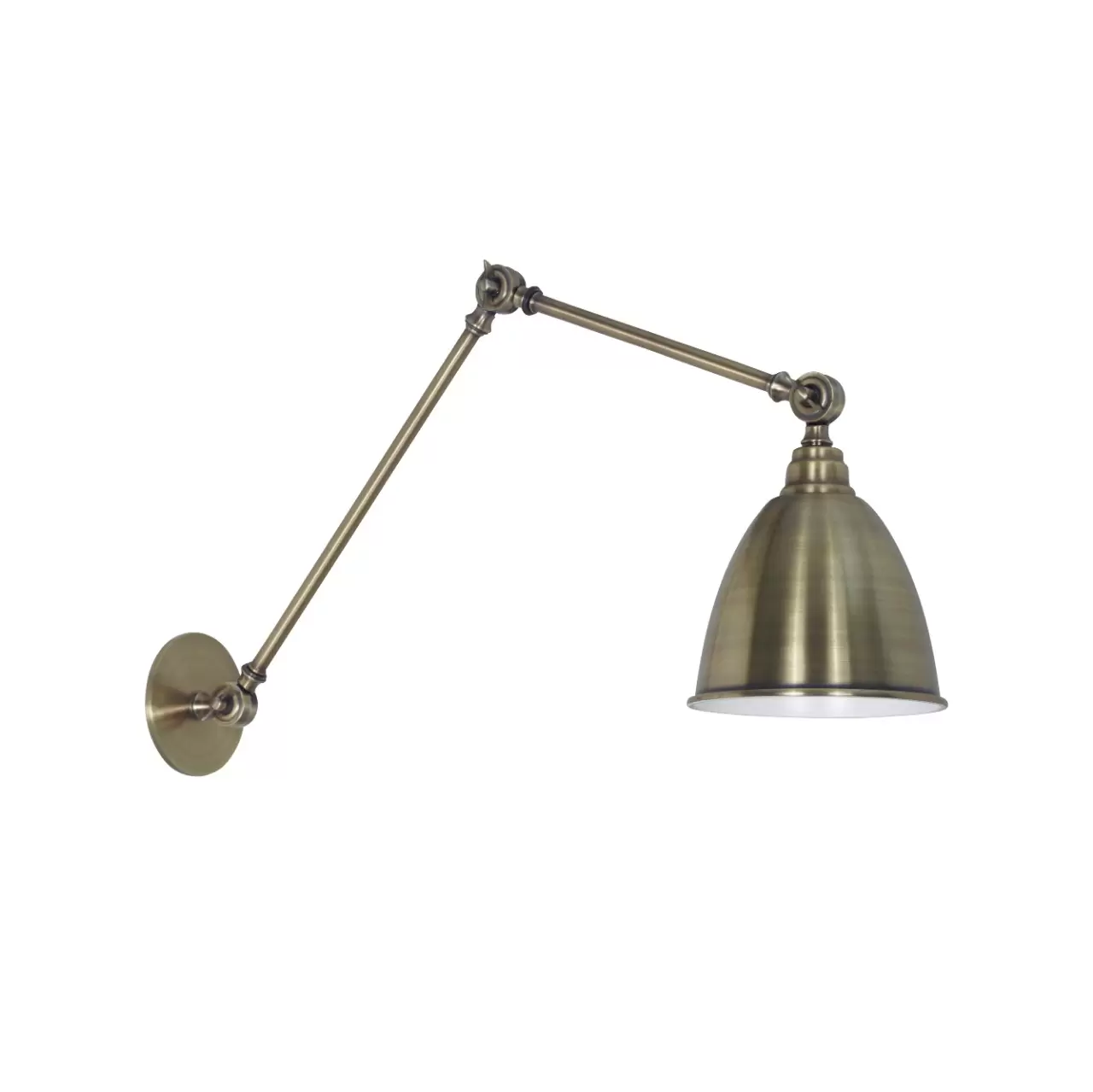 El aplique Carson es un aplique de metal de estilo vintage que se encuentra disponible en tres colores: negro, bronce y plátil