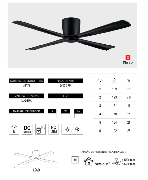 Ventilador de techo 452 - Imagen 5