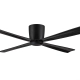 Ventilador de techo 452. Artefacto fabricado en metal, con 4 aspas de madera. Incluye función invierno y control remoto. Disponible en color blanco o negro.