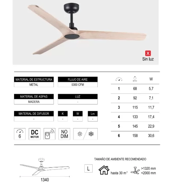 Ventilador de techo 530C - Imagen 3