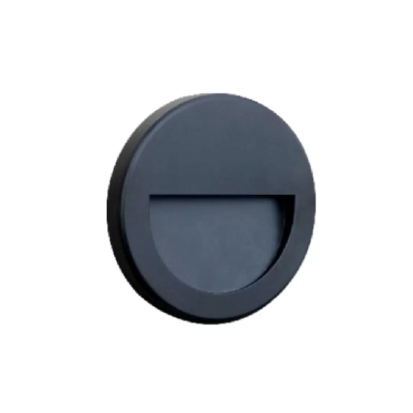 Aplique Signal. Luminaria de pared para exterior de estilo moderno, fabricada en metal y con LED integrado. Disponible únicamente en color negro.