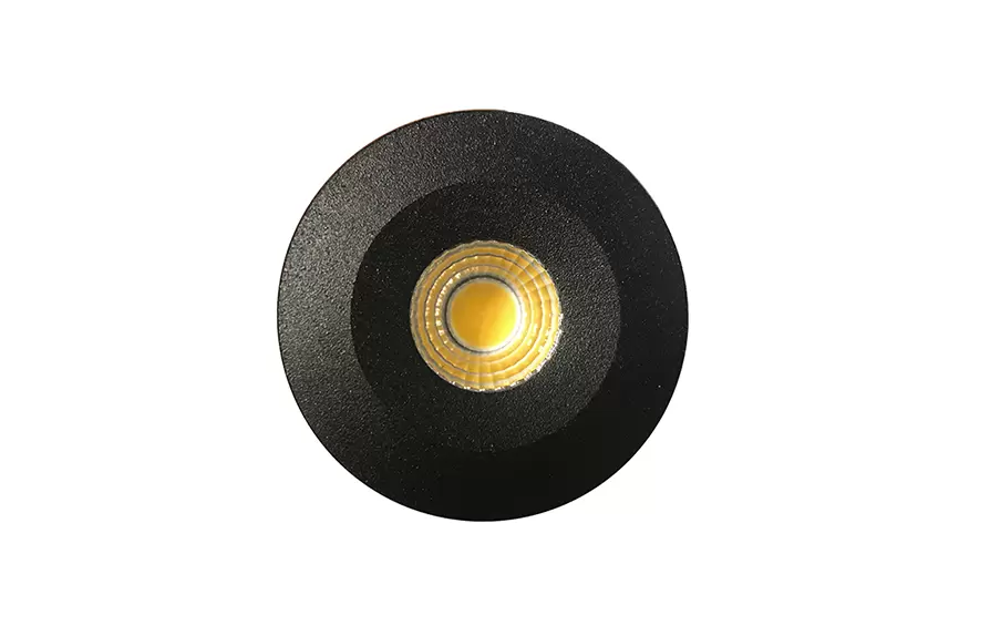 Embutido Mini Planar. Fabricada en metal, disponible en tres colores: aluminio, blanco o negro. También opcional dimmer. Con LED integrado frío o cálido.