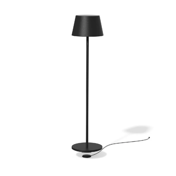 Lámpara de mesa Cinni XL. Luminaria de exterior con LED integrado y temperatura de luz intercambiable. Altura regulable y también luz RGB.