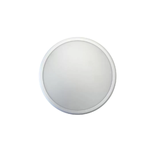 Plafón Eco Pro R. Con LED integrado y 3 opciones diferentes de temperatura de luz (se cambia con interruptor). Disponible en 3 potencias: 12w, 18w y 24w.