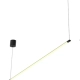 Colgante Stick H. Luminaria moderna lineal con LED integrado, disponible en 3 colores (aluminio, negro, blanco) y 3 tamaños (S, M y L).