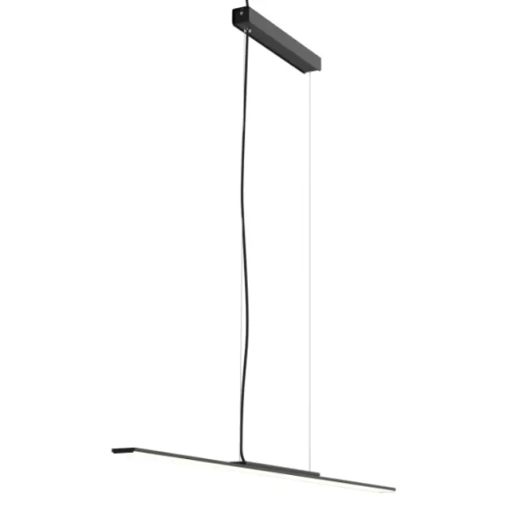 Colgante Tokio. Lámpara en suspensión con LED integrado. Estilo moderno, fabricada en aluminio. Disponible en blanco o negro y dos tamaños: S y L