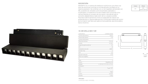 Riel Magnetico Grille Mov - Imagen 11