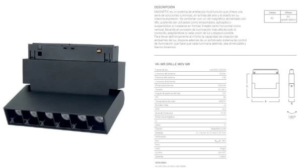 Riel Magnetico Grille Mov - Imagen 12