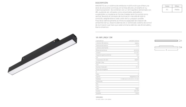 Riel Magnetico Linea - Imagen 9