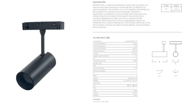 Riel Magnetico Spot - Imagen 12