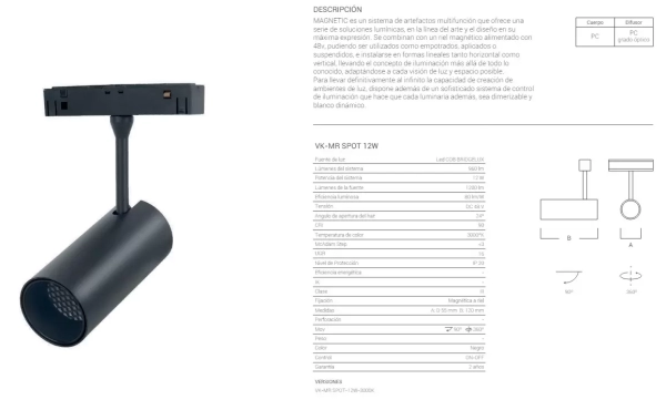 Riel Magnetico Spot - Imagen 11