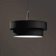Colgante Dos Aros. Lámpara realizada artesanalmente. Fabricada con dos aros concéntricos de tela LINO o TRAMA. Disponible en varios tamaños y colores