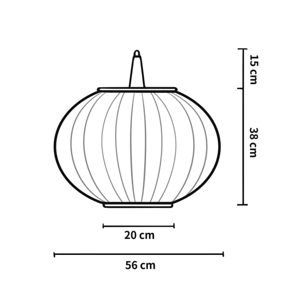 Colgante Mandarina Madera - Imagen 3