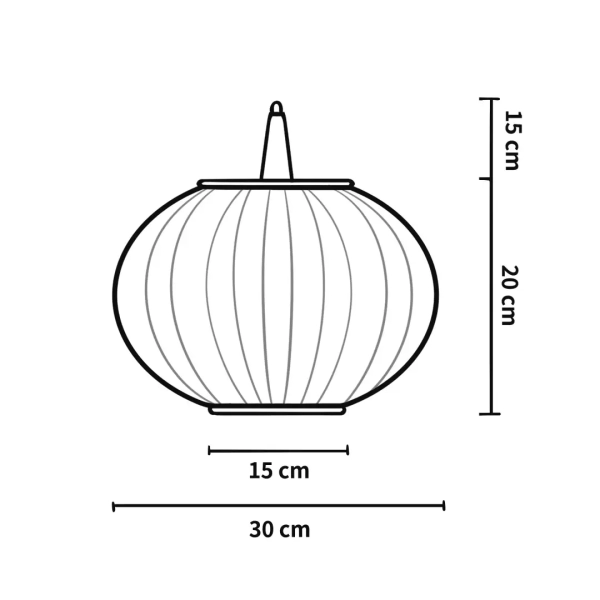 Colgante Mandarina Madera - Imagen 5