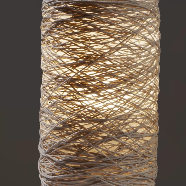Lámpara de mesa Tubo Hilo Tejido - Imagen 4